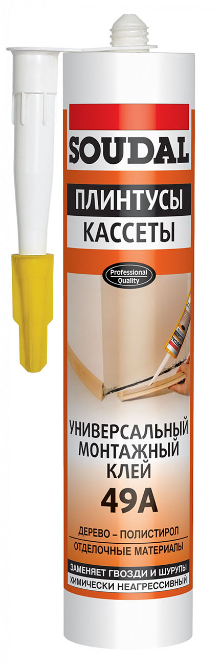 SOUDAL Клей универсальный монтажный каучуковый 49А 280мл