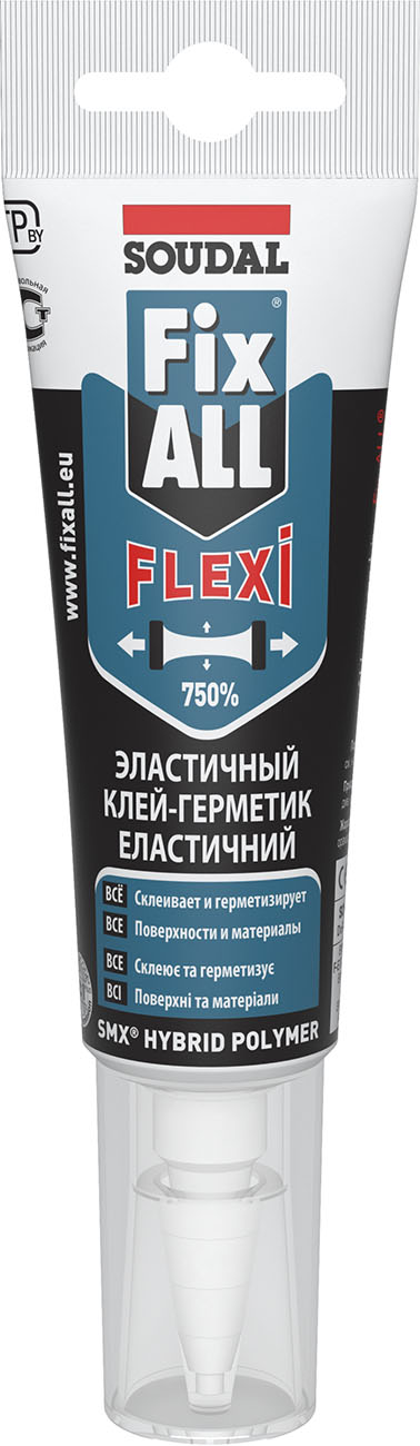 SOUDAL Клей Фикс Алл FLEXI белый 125 мл.