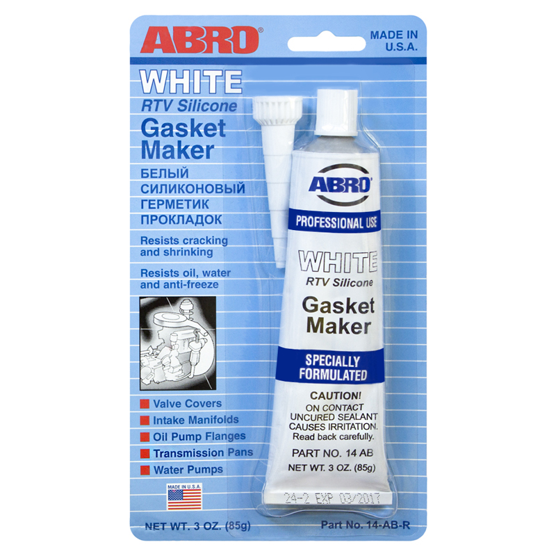 ABRO WHITE GASKET MAKER Герметик прокладочный