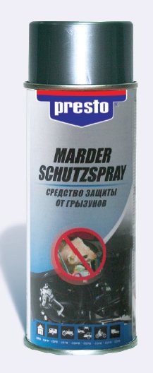 PRESTO MARDER SCHUTZSPRAY Средство защиты от грызунов