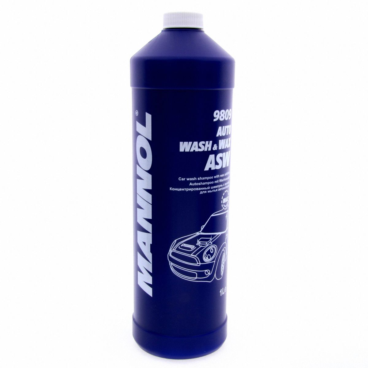 MANNOL 9809 AUTO WASH&WAX Автомобильный шампунь-полироль