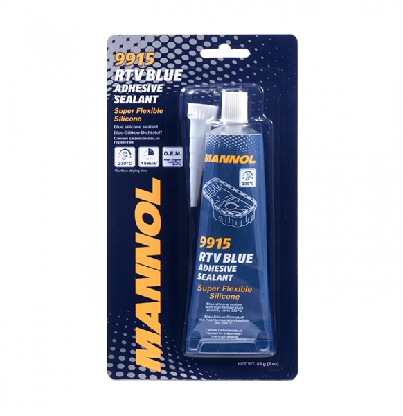 MANNOL 9915 RTV Adhesive Sealant Blue Силиконовый герметик