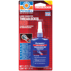 PERMATEX Large Diameter Threadlocker RED Клей для резьбы