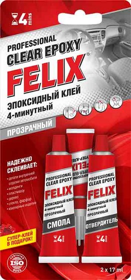 FELIX Клей эпоксидный прозрачный