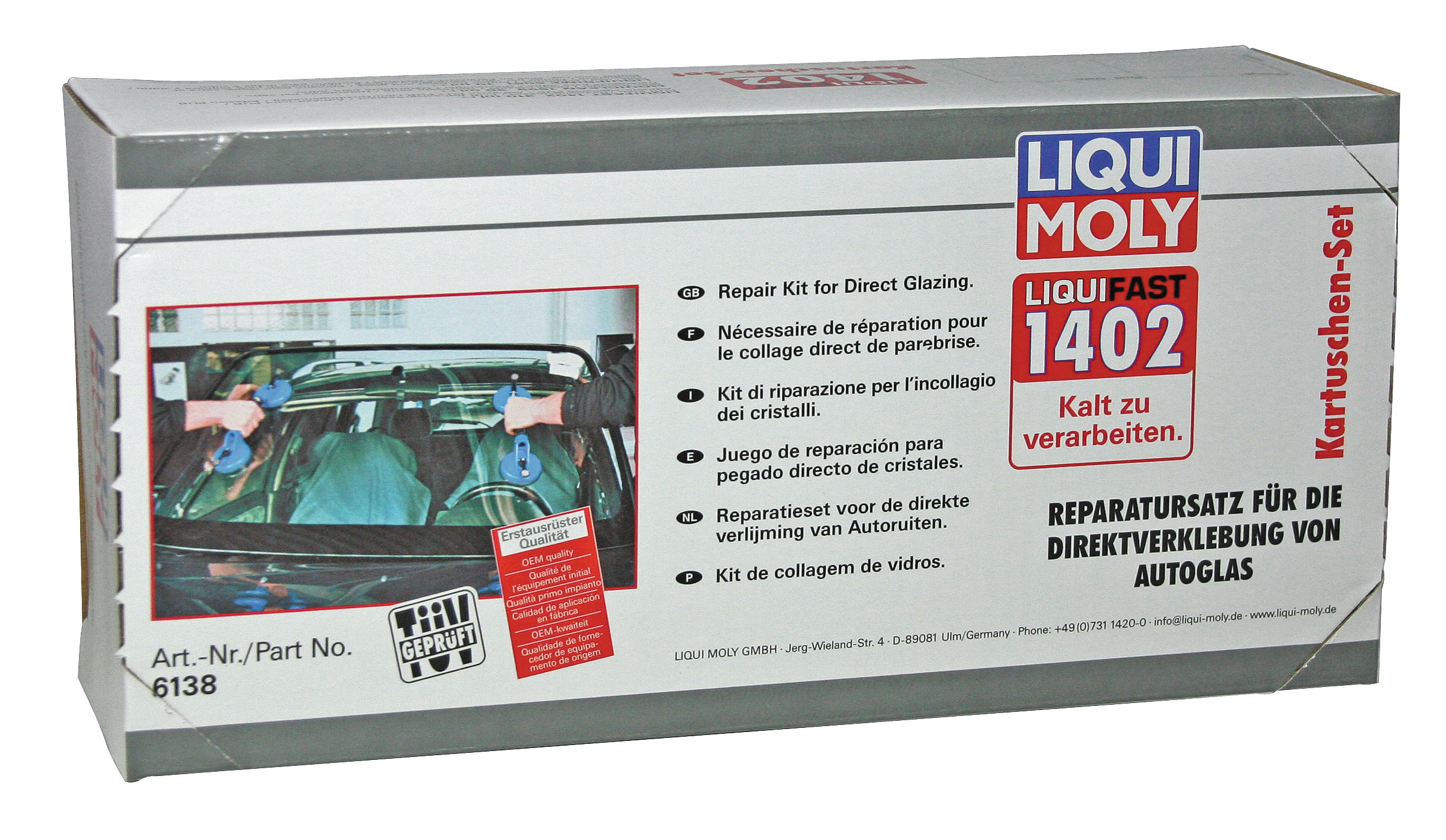 Liqui Moly Liquifast 1402 Набор для вклейки стекол (среднемодульный)