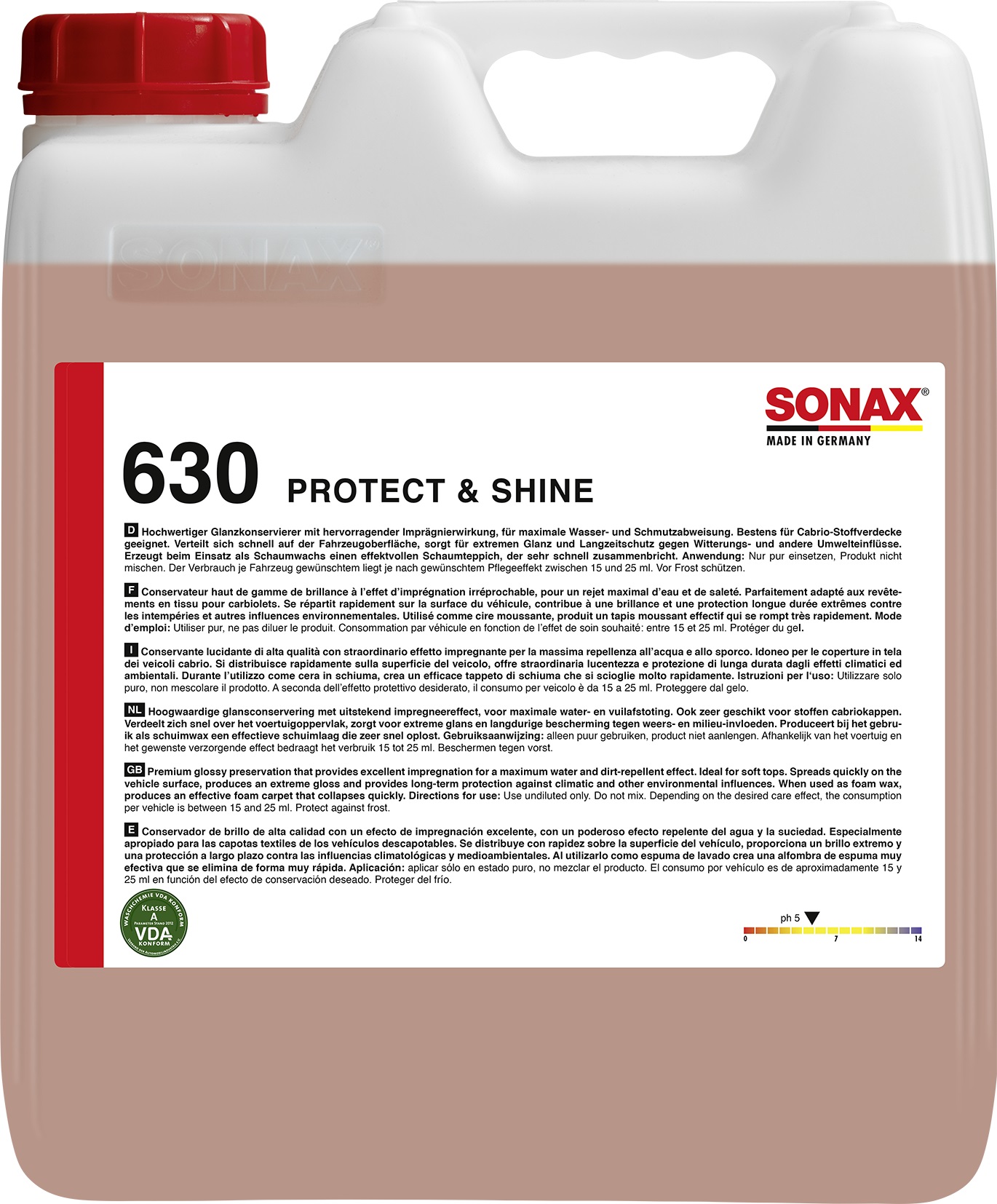 SONAX PROTECT & SHINE Горячий воск