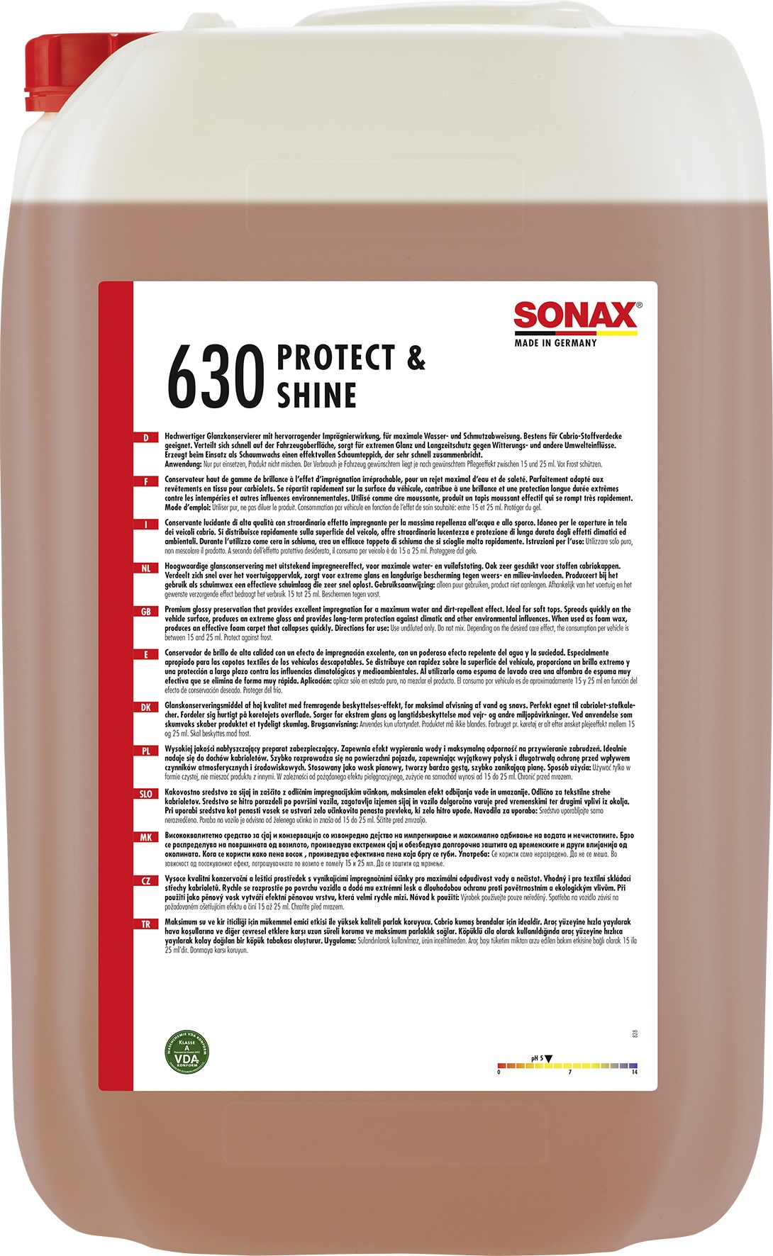 SONAX 630 PROTECT & SHINE Горячий воск