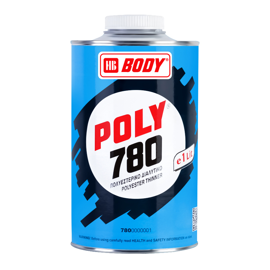 BODY 780 POLY POLYESTER THINNER Разбавитель