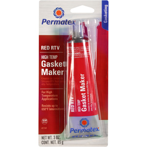 PERMATEX High-Temp Red RTV Silicone Gasket Maker Высокотемпературный силиконовый герметик