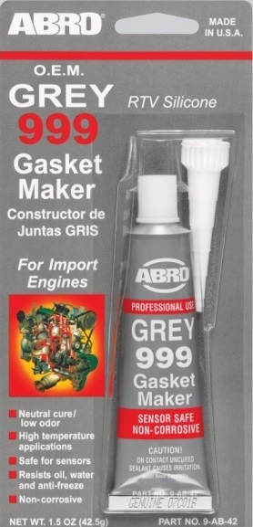 ABRO GREY GASKET MAKER Герметик прокладочный