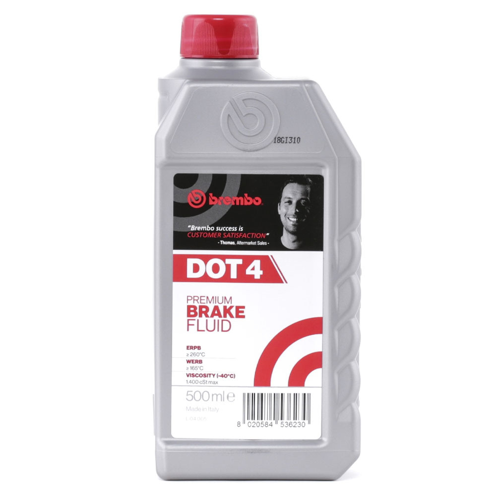 Жидкость тормозная DOT 4 0.5 л. Brembo L04005
