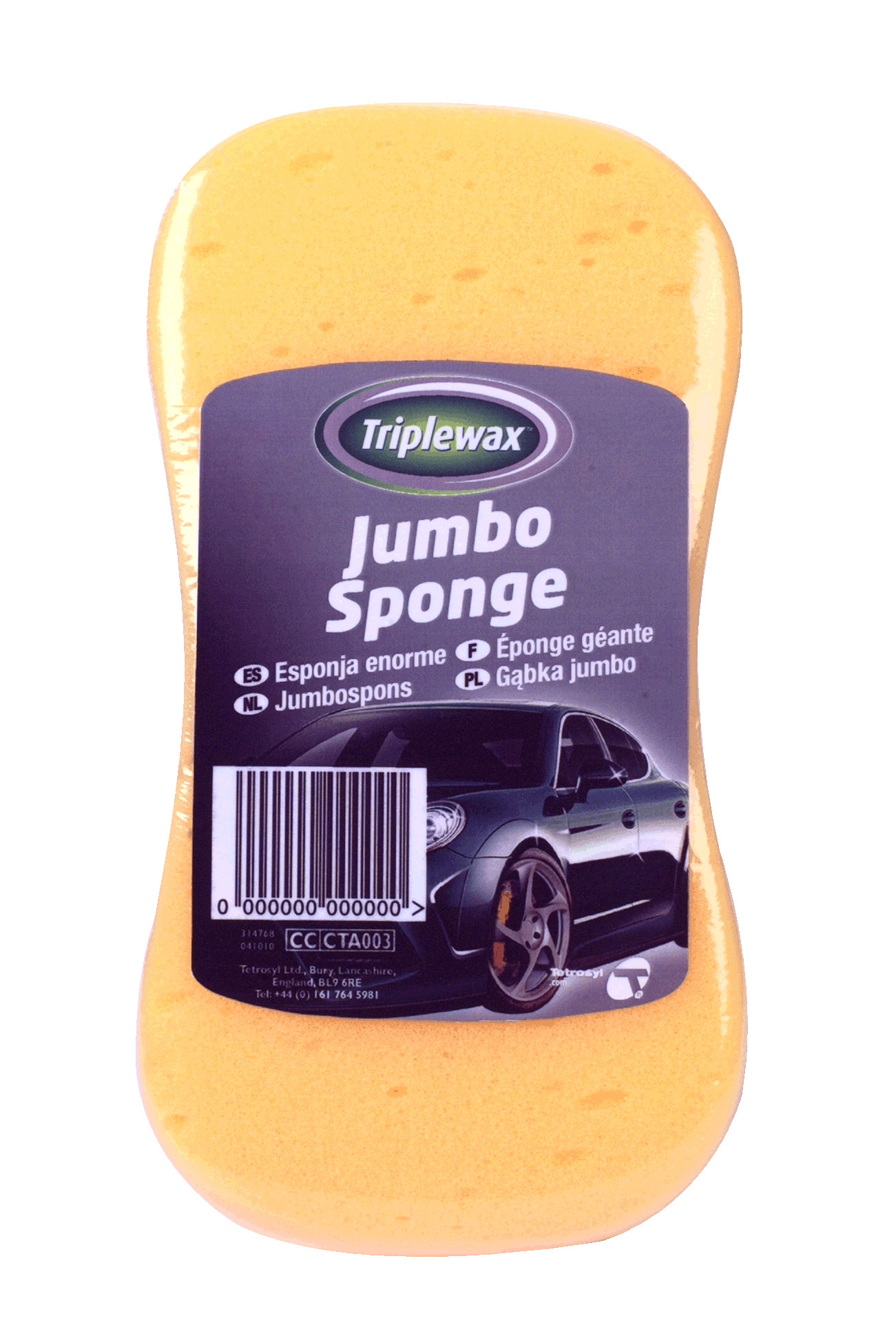 CARPLAN TRIPLEWAX Губка Jumbo Sponge
