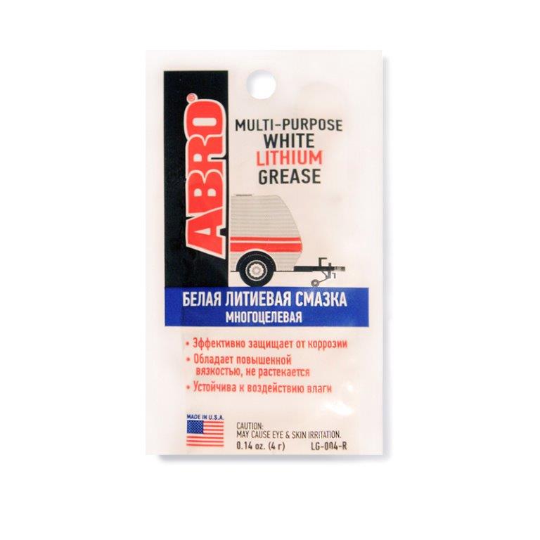 ABRO WHITE LITHIUM GREASE Смазка литиевая многоцелевая белая