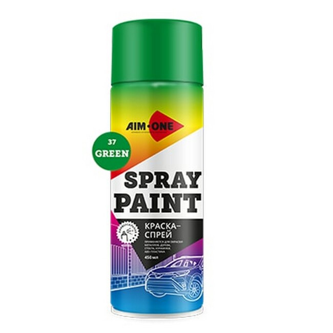 AIM-ONE SPRAY PAINT GREEN Краска-спрей