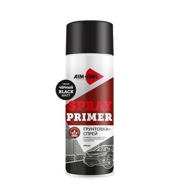 AIM-ONE SPRAY PRIMER BLACK MATT Грунтовка-спрей матовая