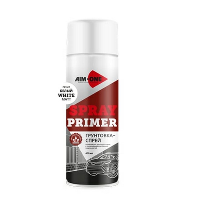 AIM-ONE SPRAY PRIMER WHITE MATT Грунтовка-спрей матовая